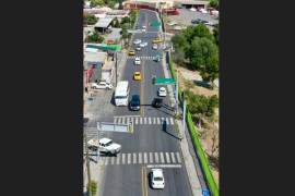 El tramo rehabilitado del periférico Luis Echeverría abarca desde la calzada Madero hasta la calle Carlos Pacheco.