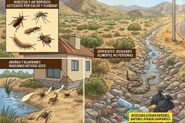 Especialistas de la UAAAN explican que el calor, la humedad y la disponibilidad de alimento favorecen la actividad de distintas especies durante la canícula, por lo que recomiendan mantener limpios los hogares.