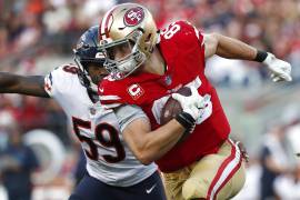 George Kittle buscar superar a Travis Kelce y hacer historia en la NFL