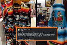 Beatriz Gutiérrez Müller denunció a través de redes sociales a la marca de ropa Ralph Lauren por copiar al sarape de Saltillo y Contla para comercializar