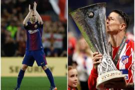 Despide el fútbol español a sus dos leyendas, Andrés Iniesta y Fernando Torres