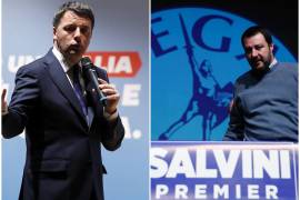 Renzi y Salvini dirigen su artillería electoral a través de redes sociales