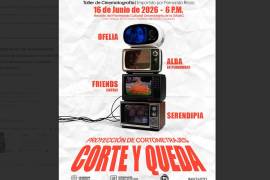 Participantes del taller de cinematografía presentarán al público los cortometrajes desarrollados durante su proceso de formación.
