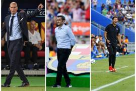 Zidane, Valverde y Simeone, tres filosofías para tres banquillos