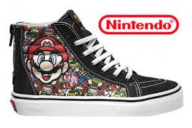 Vans y Nintendo lanzarán línea de tenis para 'gamers'