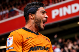 Raúl Jiménez alcanzó tres anotaciones en la Championship durante su segunda etapa con el Wolverhampton.