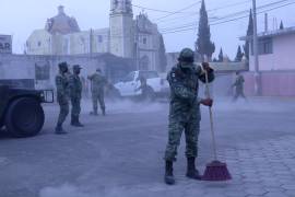 El volcán Popocatépetl ha emitido exhalaciones durante la mañana de este martes.