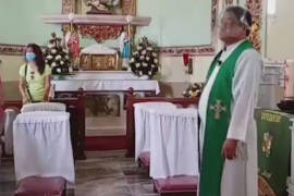 Así interrumpe balacera a misa en Iguala, Guerrero