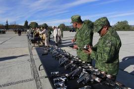 Destruyen armas y cartuchos en la sexta zona militar en Coahuila