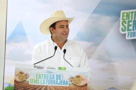 Ayer se realizó la segunda entrega de semilla forrajera de este año por parte del alcalde de Saltillo, Javier Díaz González.
