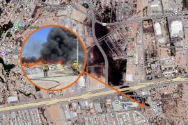 Capta satélite de Google Maps imponente incendio en Saltillo (fotografías)