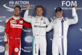 Rosberg luce superior para ganar la ‘pole’; ‘Checo’ saldrá sexto