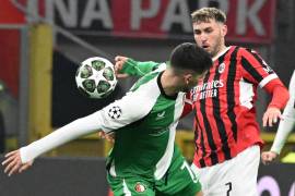 Santiago Giménez anotó su primer gol en la UEFA Champions League con el AC Milan a los 37 segundos del partido contra Feyenoord, pero su equipo no logró avanzar a la siguiente fase.