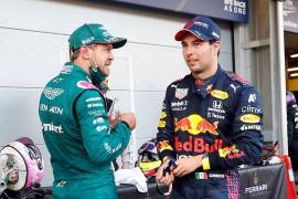 Vettel y Pérez tenían una buena relación cuando el alemán era piloto activo de la Fórmula 1.