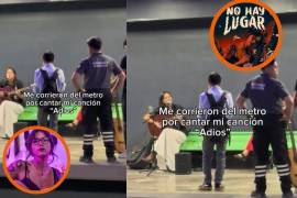 ‘Ya me voy’: corren a la artista saltillense ‘Marlu’ del Metro de Monterrey por cantar; usuarios la defienden (VIDEO)