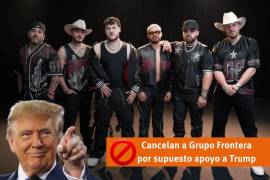 Cancelan en México a Grupo Frontera por supuesto apoyo a Donald Trump durante campaña electoral.