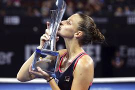 Karolina Pliskova festejó en el WTA de Brisbane