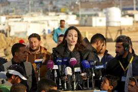 Angelia Jolie urge en Jordania a encontrar solución a conflicto en Siria