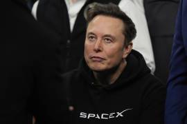 Elon Musk asiste a la final del campeonato de lucha de la NCAA, el 22 de marzo de 2025, en Filadelfia.