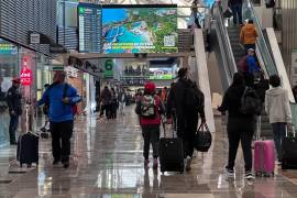 La afluencia del aeropuerto internacional de la Ciudad de México (AICM) se registra con afluencia baja después de Semana Santa 2024.