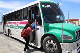 La unidad circula por vialidades principales como Colosio y el periférico LEA, dentro del esquema de rutas alimentadoras del municipio.