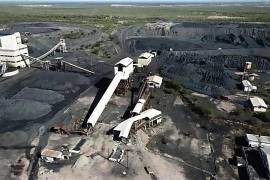 Vista exterior de la mina Pasta de Conchos, ubicada en la Región Carbonífera de Coahuila, donde autoridades federales mantienen labores coordinadas de rescate a casi 20 años del accidente ocurrido el 19 de febrero de 2006.