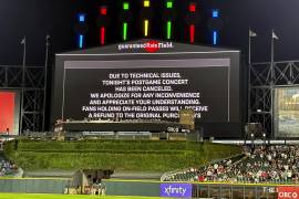 Un mensaje en el videomarcador del estadio Guaranteed Rate Field, se anunció la cancelación del concierto que debía ofrecer Vanilla Ice, Tone Loc y Rob Base tras un partido de béisbol entre los Medias Blancas de Chicago y los Atléticos de Oakland.