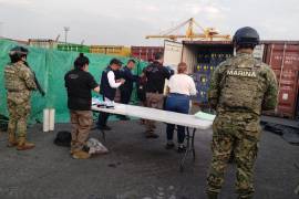 De acuerdo con la documentación del embarque, su contenido fue declarado como carga de aires acondicionados.
