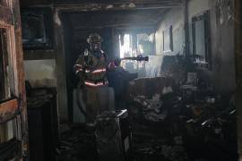 Bomberos realizaron labores de ventilación para descartar riesgos al interior del inmueble.