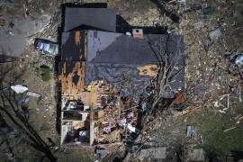 Los destrozos causados por la tormenta en Covington, Tennessee, el 1 de abril de 2023.