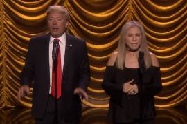 ‘Donald Trump’ y Barbra Streisand presentan dueto