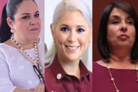 Las senadoras de Morena, Mónica Fernández, Verónica Camino Farjat y Antares Vázquez se destaparon como aspirantes a las gubernaturas de Yucatán, Tabasco y Guanajuato