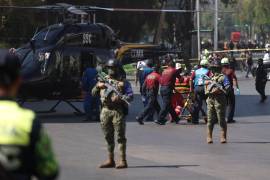 Equipos de emergencia realizaron simulaciones de rescate y atención de víctimas.