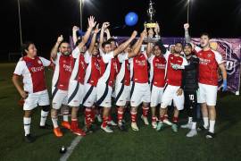 Moldeos FC conquistó la final de futbol 7 con una victoria sobre Galácticos. FOTOS: HÉCTOR GARCÍA