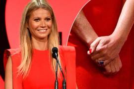 Gwyneth Paltrow presume anillo de compromiso