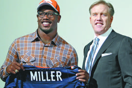 Von Miller tiene un objetivo en Denver