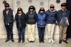 Los seis delincuentes fueron detenidos el pasado miércoles, luego de despojar de su bolso, de manera violenta, a una mujer en Walmart Paseo de la Reforma.