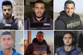 Las Fuerzas de Defensa de Israel acusaron a los periodistas Anas al-Sharif, Alaa Salama, Hossam Shabat, Ashraf al-Saraj, Ismail Abu Omar y Talal Aruki de trabajar con los grupos terroristas.