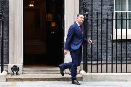 El secretario de Estado británico de Sanidad y Asistencia Social, Wes Streeting, sale del número 10 de Downing Street tras una reunión con el primer ministro británico en Londres, Reino Unido.