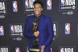 Giannis Antetokounmpo se convierte en el MVP de la NBA