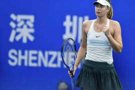 Sharapova se queda sin final en el Abierto de Shenzhen