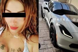 El Corvette está valuado en un millón 380 mil pesos. La mujer ya borró su perfil de todas las redes sociales