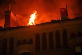 Rusia atacó con misiles la ciudad de Dnipro, en el sureste de Ucrania, en un ataque separado.