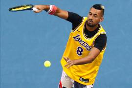 El homenaje de Nick Kyrgios a Kobe Bryant en su partido ante Nadal en el Abierto de Australia