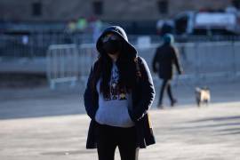 Continúa el flujo de masa de aire polar del frente frío número 42