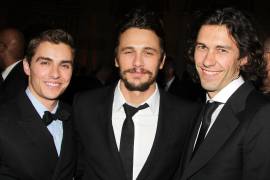 James, Dave y Tom Franco actuarán juntos por primera vez