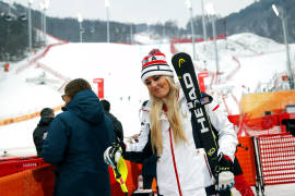 Lindsey Vonn tuvo la peor despedida de los Olímpicos; fue descalificada