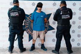 Tras el reporte de la agresión, el hombre fue detenido en calles de la misma colonia, informó la Secretaría de Seguridad Pública de Guadalupe