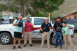 Elementos de Protección Civil de General Cepeda realizaron el rescate de los jóvenes.