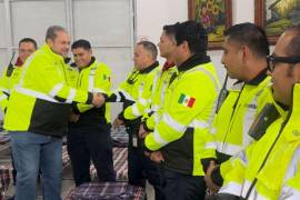 El alcalde Tomás Gutiérrez Merino supervisó el refugio temporal ubicado en las instalaciones de Protección Civil y Bomberos, ante el ingreso del frente frío a la región.